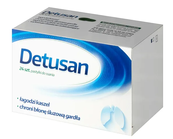 Detusan, pastylki do ssania, 24 szt