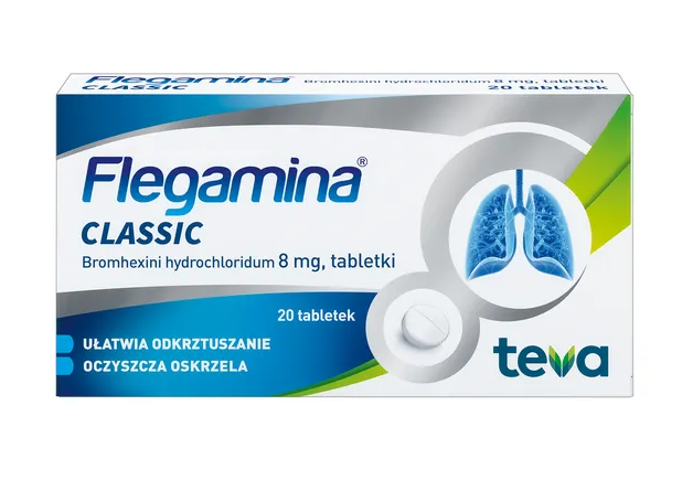 Flegamina, 8 mg, tabletki, 20 szt.
