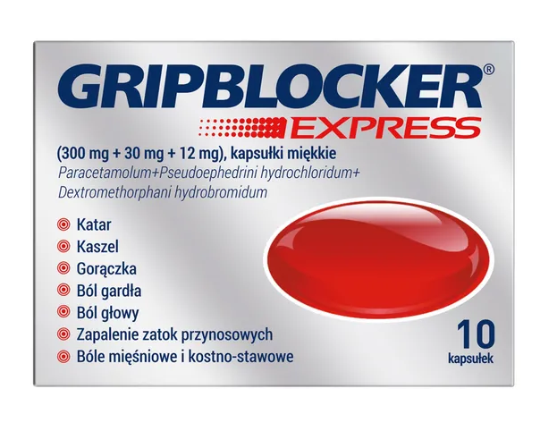 Gripblocker Express, kapsułki miękkie, 10 szt.