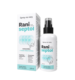 Raniseptol spray na rany + kwas hialuronowy