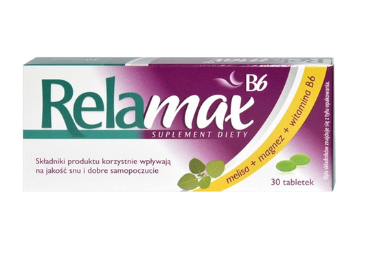 Relamax B6, tabletki powlekane, 30 szt.