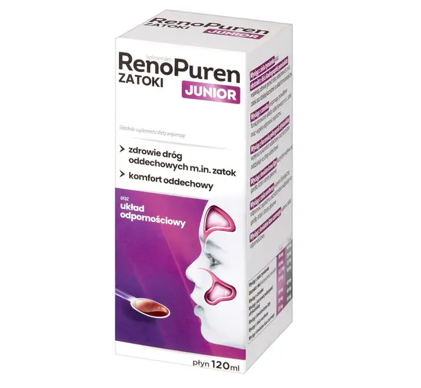 RenoPuren Zatoki Junior, płyn, 120 ml