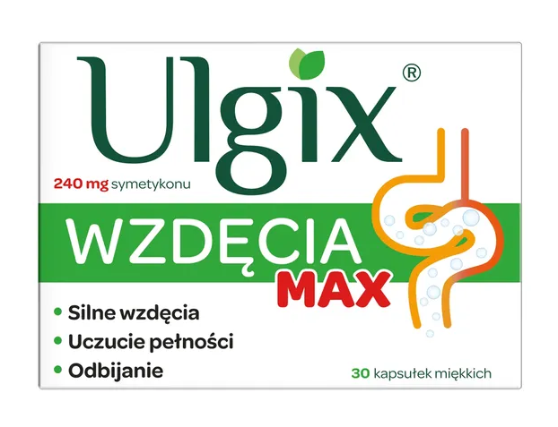 Ulgix Wzdęcia Max, kapsułki miękkie, 30 szt.