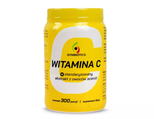 Symbiotics - witamina C, wspiera układ odpornościowy, 300 g
