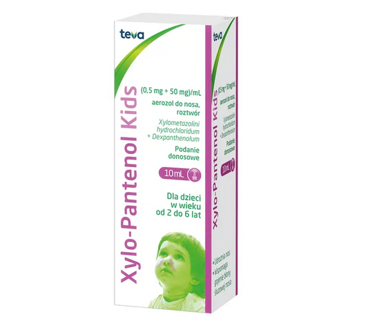 Xylo-Pantenol Kids, (0,5 mg + 50 mg)/ml, aer.do nosa, 10 ml