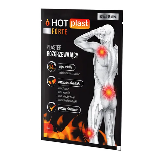 Hot Plast, plaster rozgrzewający, 9x14 cm, 1 szt.