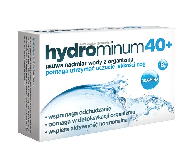 Hydrominum 40+, tabletki, 30 szt.