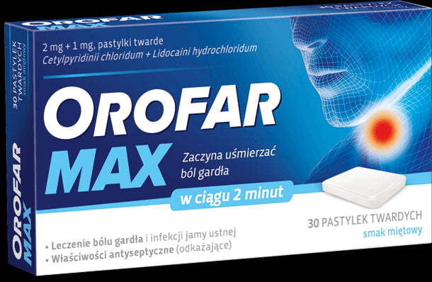 Orofar MAX 20 tabletek
