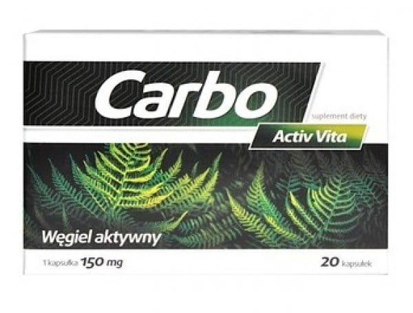 Aflofarm Carbo Activ VITA 200 Mg 20 Kapsułek