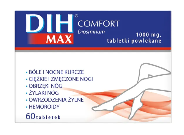 DIH Max Comfort, 1000 mg, tabletki powlekane, 60 szt.