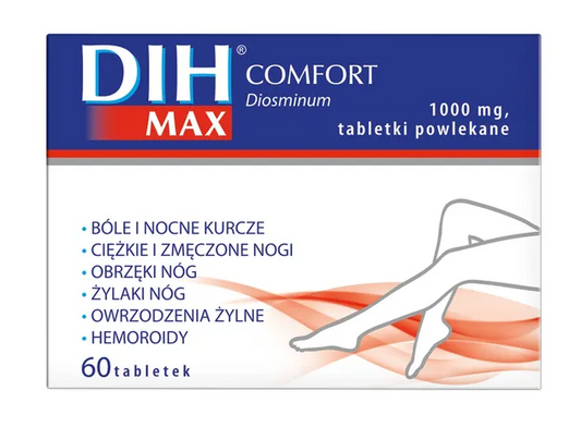 DIH Max Comfort, 1000 mg, tabletki powlekane, 60 szt.