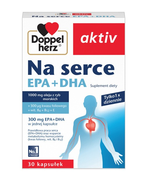 Doppelherz aktiv Na serce EPA + DHA, kapsułki, 30 szt.