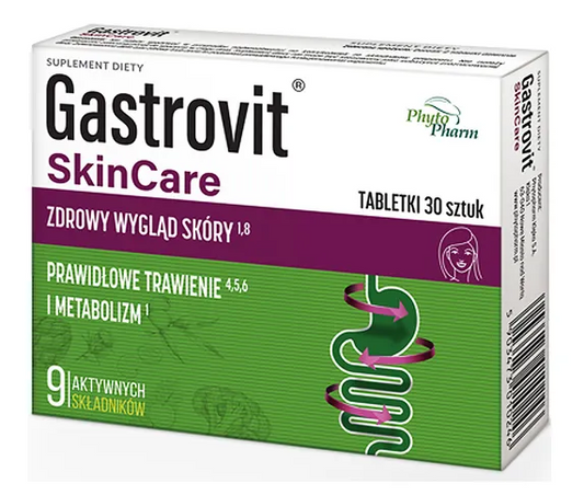 Phytopharm, Gastrovit SkinCare, tabletki, 30 szt.