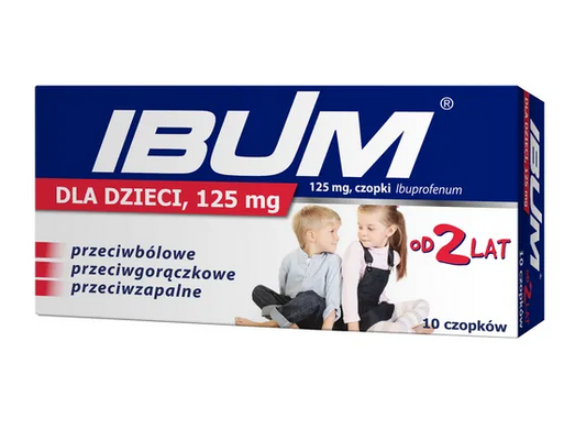 Ibum dla dzieci, 60 mg, czopki, 10 szt.