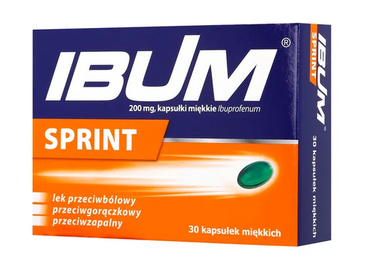 Ibum Sprint, 200 mg, kapsułki elastyczne, 30 szt.