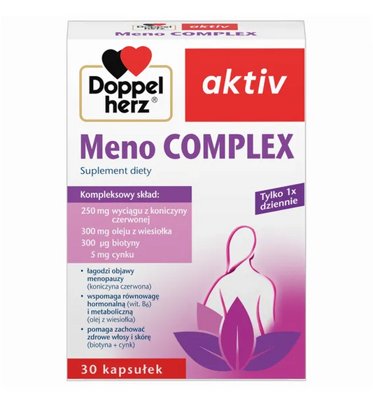 Doppelherz Aktiv Meno COMPLEX 1 x dziennie, kapsułki, 30 szt.