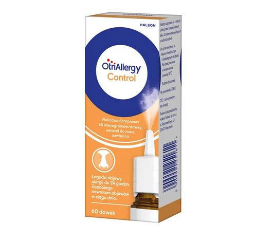 OtriAllergy Control, 50 mikrogramów/dawkę, aerozol do nosa, 60 dawek