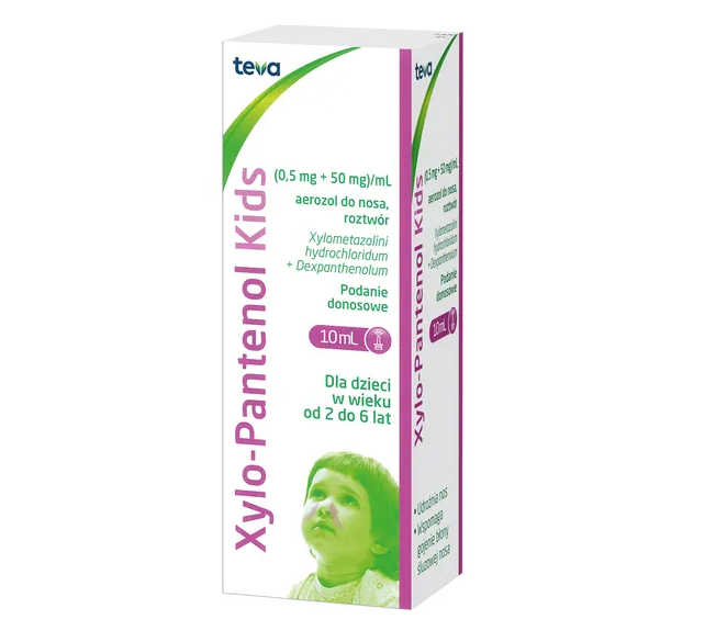 Xylo-Pantenol Kids, (0,5 mg + 50 mg)/ml, aer.do nosa, 10 ml
