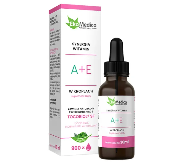 Witamina A+E w kroplach, krople, 30 ml (EkaMedica)