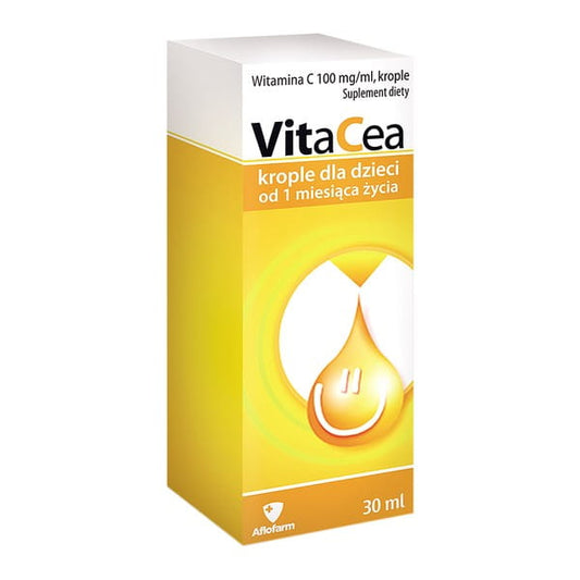 VitaCea, krople dla dzieci od 1 m-ca, 30 ml