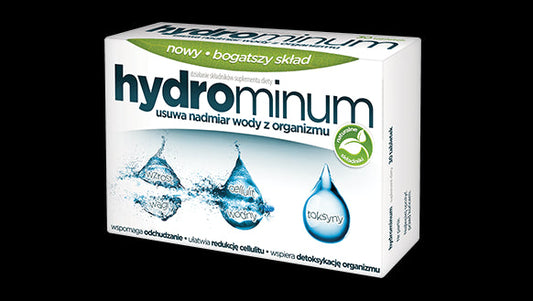 Hydrominum - usuwa nadmiar wody z organizmu