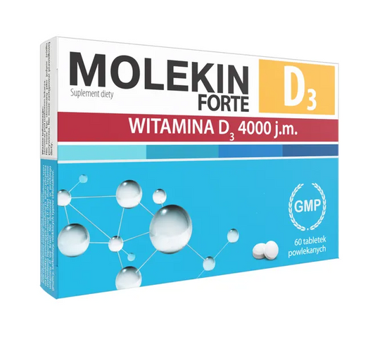 Molekin D3 Forte, 4000 j.m., tabletki powlekane, 60 szt.